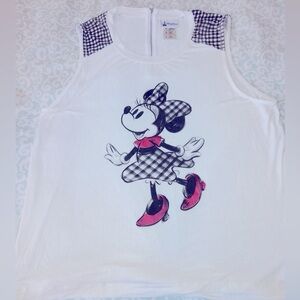 DisneyParks🏰🎠🎢🎡🌠 | White | Top | Minnie Mouse | XL